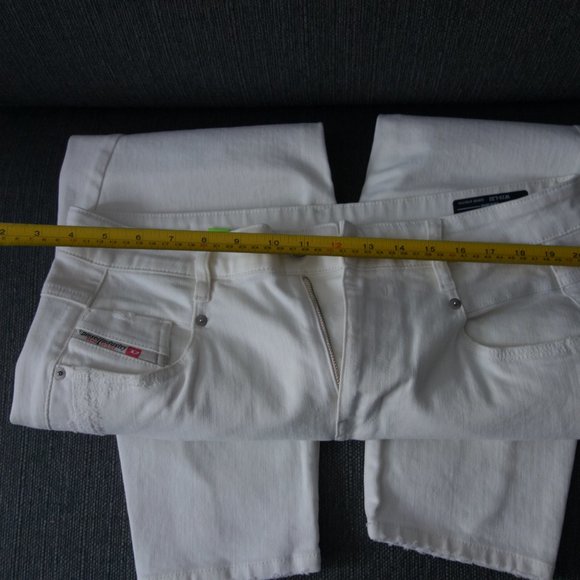 Diesel White D-FAYZA Boyfriend Low Waste W29-L32 009NR Stretch Size 29 Jeans - Picture 6 of 14
